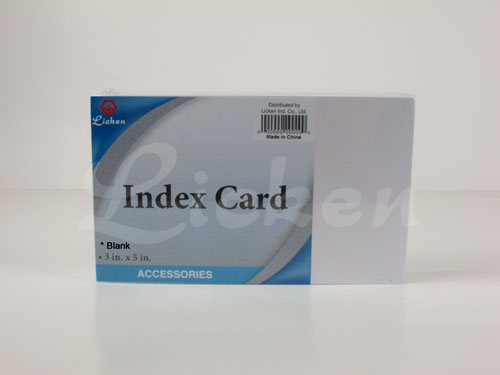 Multi-Colored Index Cards